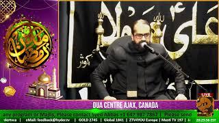  Live | 25th Ramzan Ul Mubarak | Dua Centre Ajax, Canada | Hyder TV Canada