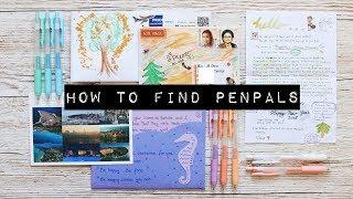 how to find pen pals || opening pen pal letters