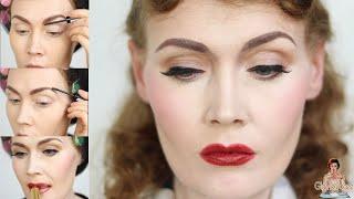 Easy 1940s Makeup: How to do a Joan Crawford Look