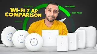 Ubiquiti Wi-Fi 7 Access Points Compared: U7 Pro, Max, XGS, E7 & More Tested!