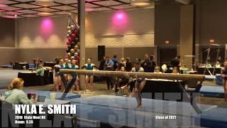 Nyla Smith | Lvl 10 | C/O 2021 | 2018 State Meet NC | Beam |