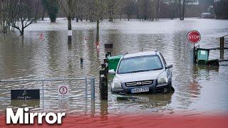 Major incidents declared in Midlands as flooding hits UK