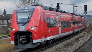 Der neue Münchner Flughafenexpress ÜFEX (RE22) im Mischbetrieb von DB Regio und Agilis mit Mireos