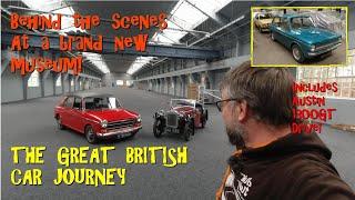 Great British Car Journey Museum! With Austin 1300GT Drive!