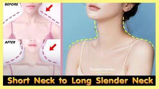 How to make your short neck to long slender neck | Neck taller Exercises & Yoga.