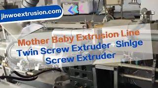 Twin Screw Extruder + Single Screw Extruder: What do you know about mother baby extruder?