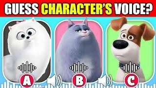  Guess The Secret Life of Pets 2 Characters By Their VOICE? | Snowball, Max