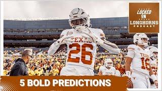 5 BOLD Predictions for the Texas Longhorns Football Teams Matchup against the UTSA RoadRunners