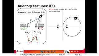 Exploiting the Distance Information of the Interaural Level Difference for Binaural Robot Motion Con