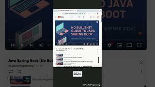Learn Java Spring Boot with the No Bullshit Guide! #java #springboot #backend