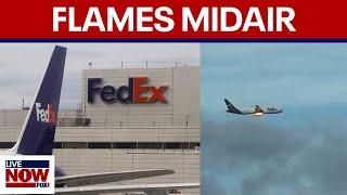 BREAKING: FedEx plane catches fire midair