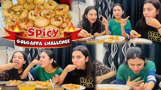 Challenge main Rabbia ny ki cheating | Spiciest ️ golgappa challenge | Hira Faisal