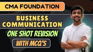 CMA Foundation Communication Revision with MCQ's