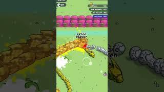 Snake clash River #snakeio #gaming #bestclashbattlewhowillfreefie