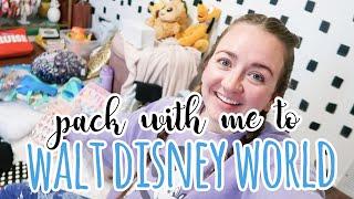 PACK WITH ME TO DISNEY WORLD | Major packing struggle!