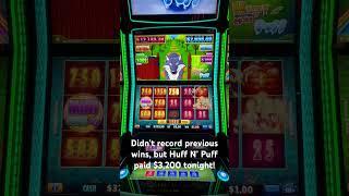 Huff N’ More Puff Mega Hat Feature @ Newcastle Casino, OK. #casino #slotmachine #gambling #bigwin