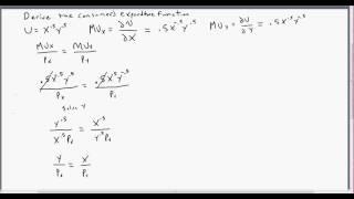 The Consumer's Expenditure Function