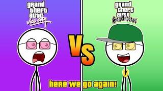 GTA Vice City VS GTA San Andreas (Here We Go Again)