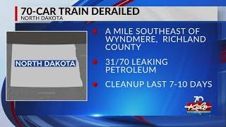 Train carrying hazardous materials derails in North Dakota