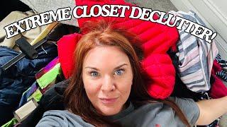 HUGE CLOSET DEEP CLEAN OUT: Declutter & Organise my Closet with me!