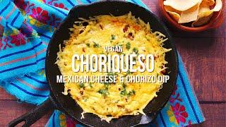 Choriqueso: Mexican Chorizo Cheese Dip Made Vegan