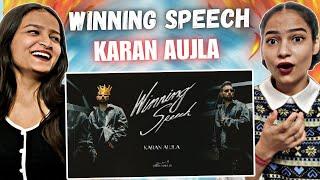 WINNING SPEECH - KARAN AUJLA | Reactions Hut