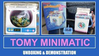 Tomy Minimatic Washing Machine Unboxing & Demonstration