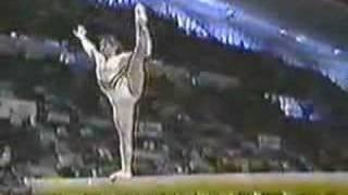 Ecaterina Szabo 1985 Euro's All Around Balance Beam