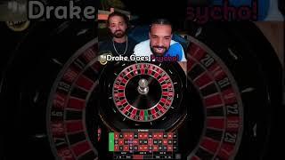 Drake Goes Psycho Mode On Roulette And Wins Big! #drake #roulette #gambling #casino #bigwin #maxwin