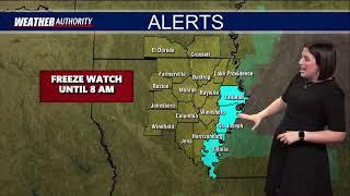 KNOE 8 News Afternoon Weather Update with Meteorologist Abby Ezell