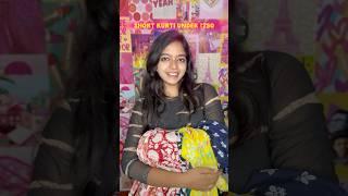 Short kurti under ₹500 | Which is your favourite? #ytshorts #missmiracle