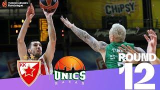 UNICS hits club record in Belgrade! | Round 12, Highlights | Turkish Airlines EuroLeague