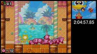 [Speedrun(WR)] Kirby Mass Attack - Any% in 3:25:10