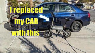 I replaced my car with this! GoTRAX Micro Ebike