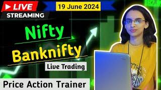 Live Trading Nifty Banknifty | 19 June #livetrading #trading #balrajtradingtech #nifty