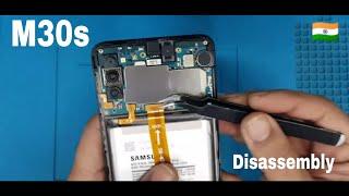 Samsung m30s Disassembly/ back cover remove/