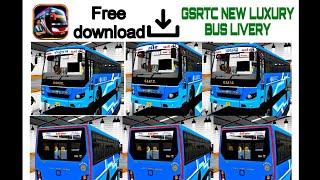 Suprice release //GSRTC NEW LUXURY BUS LIVERY//GSRTC NEW BLUE BUS LIVERY//MSRTCBUSBS6MOD#gsrtcnewbus