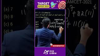Problem on functions #previousyearquestions | Target EAPCET 2025 Exam: Mathematics | ACE Online