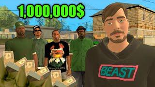 $1,000,000 Grove Street Challenge (MrBeast x GTA SA)