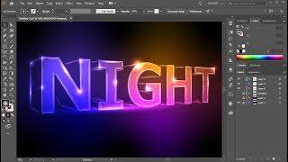 How to Create a Neon Text Effect in Adobe Illustrator