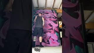 Score x full process Time Lapse Graffiti piece x Broke Artist NZ