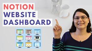 Create a Website Dashboard Using Notion