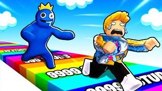 BECOMING THE FASTEST IN RAINBOW FRIENDS RACE CLICKER