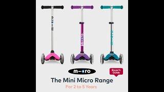 What is the difference between the Mini Micro Classic, Plus and Deluxe?