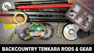 Backcountry tenkara fishing gear - Tenkara USA Satoki vs Hane vs Ito vs Rhodo vs Tenryu TF39TA