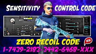 ZERO RECOIL BESTSENSITIVITY SETTINGS|BGMI SENSITIVITY CODE TODAY| BGMI ZERO RECOIL SENSITIVITY CODE