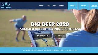 ELITEAM Dig Deep 2020 Summer Online Program