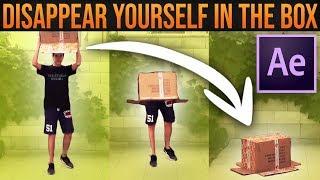 How to Make Yourself DISAPPEAR IN A BOX│After Effects VFX Tutorial