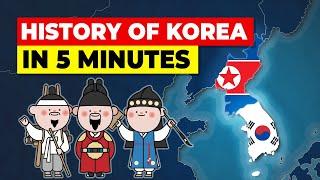 Full History of Korea in 5 Minutes