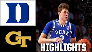 DOMINANCE  Duke Blue Devils vs. Georgia Tech Yellow Jackets | Full Game Highlights | ESPN CBB